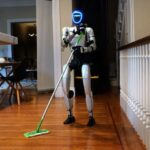 Humanoid robot cleans first US apartment