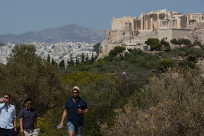 Americans tourists stabbed outside Athens' Acropolis as police detain suspect in apparent random attack